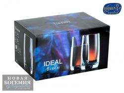 Набор стаканов для воды Идеал (Ideal) 250мл, Отводка золото (6 штук) Набор стаканов для воды Идеал (Ideal) 250мл, Отводка золото (6 штук)