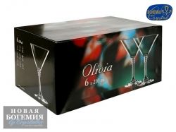 Набор бокалов для мартини Оливия (Olivia) 210мл, Отводка золото, ножка золото (6 штук) Набор бокалов для мартини Оливия (Olivia) 210мл, Отводка золото, ножка золото (6 штук)